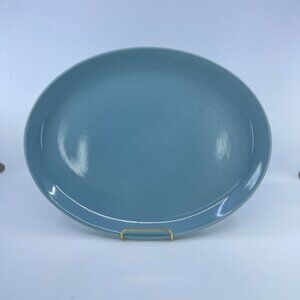 vintage russel wright “iroquois” casual dining oval serving platter 12 5/8” ice